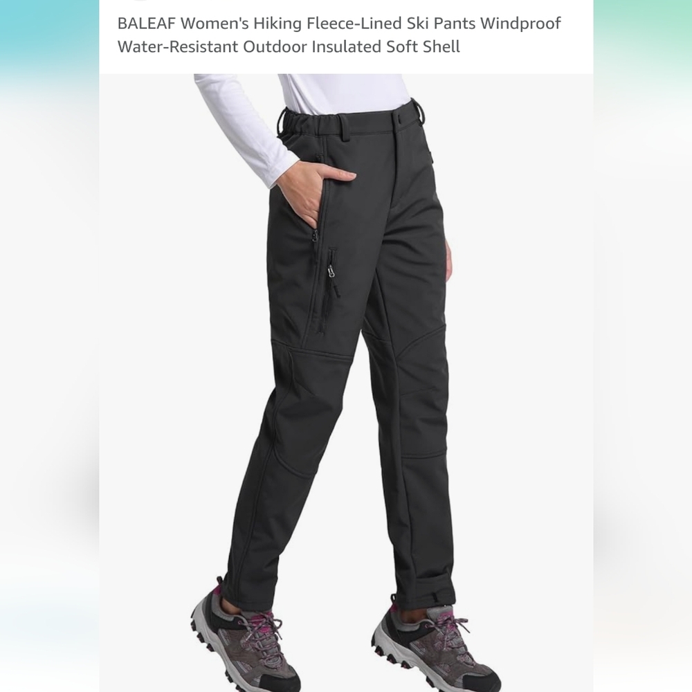 NEW women snap pants black